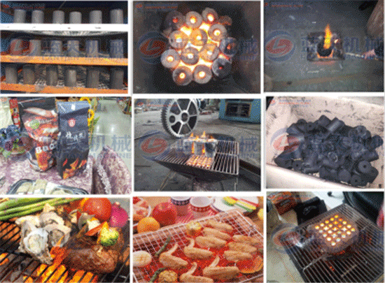 bbq charcoal briquette machine