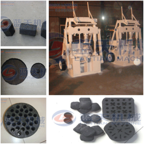 bamboo charcoal briquettes machine