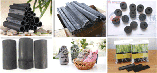 bamboo charcoal briquettes machine