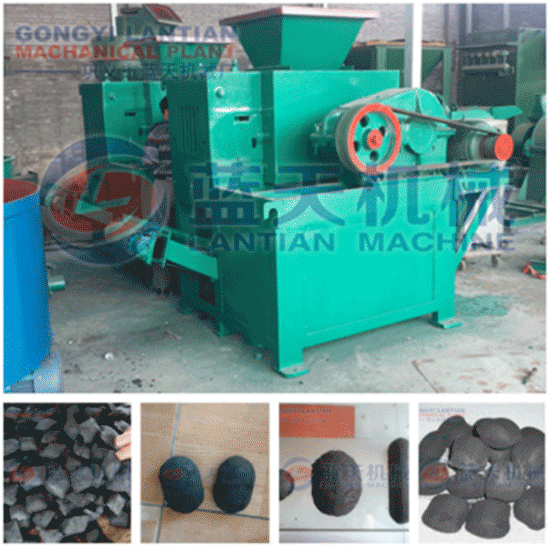 BBQ charcoal briquette machine