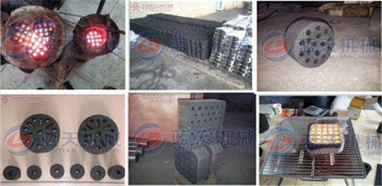 Coal forming briquette machine