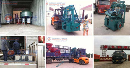 Coal forming briquette machine