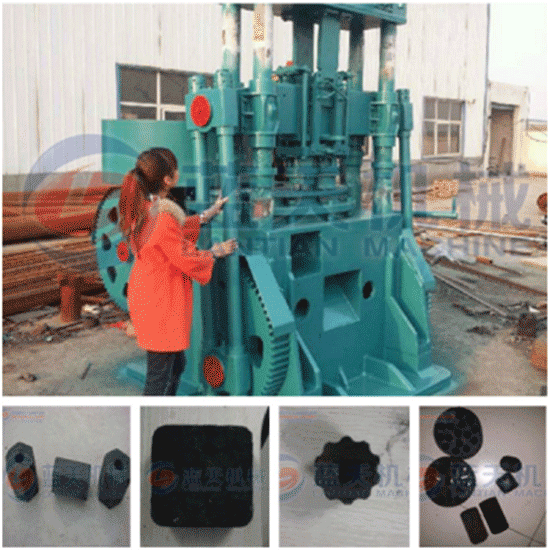 Coconut shell charcoal making machine