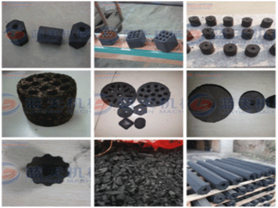 Coconut shell charcoal making machine