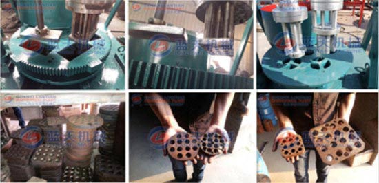 Coconut shell charcoal making machine