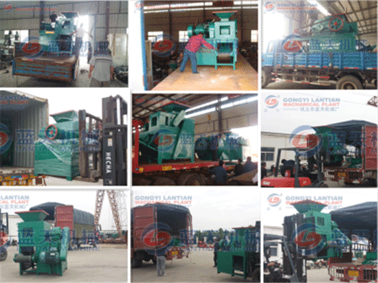 Olive charcoal briquette machine