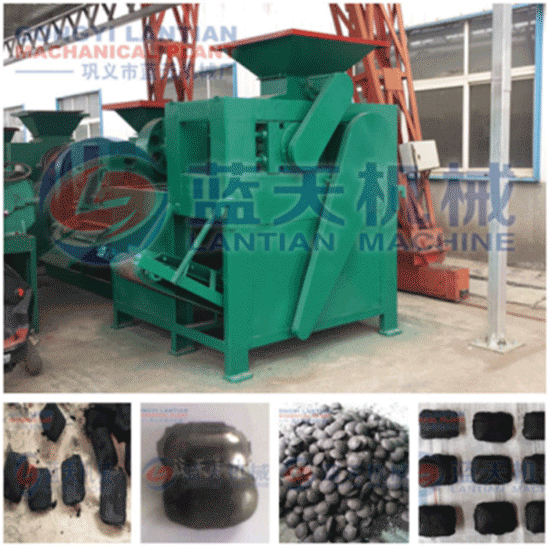 Coconut charcoal briquette machine