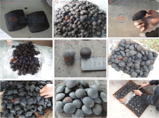 Lignite coal ball press machine