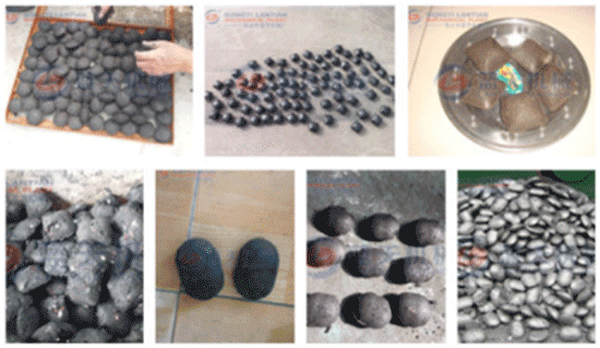 Coal gangue ball press machine