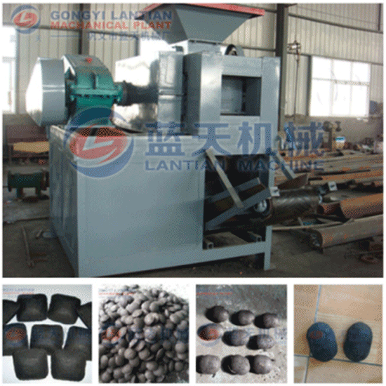 Coal slurry briquette machine