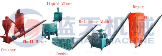 Desulfurization gypsum ball press machine