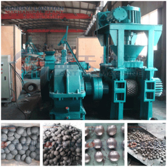 High pressure dry powder ball press machine