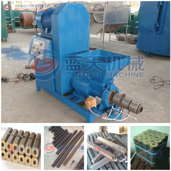 Straw briquette machine