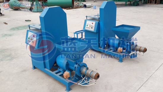 Straw briquette machine