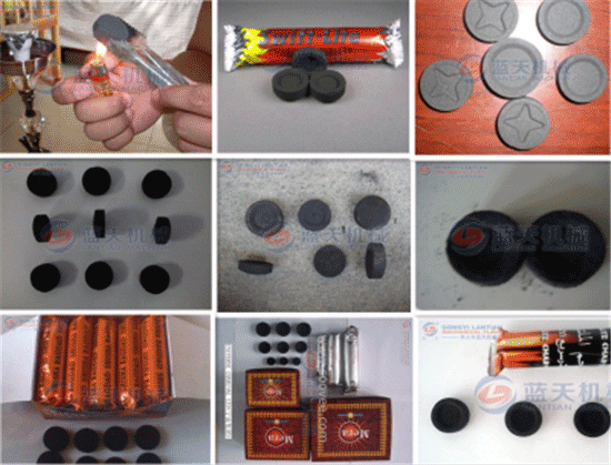 Shisha charcoal tablet making machine