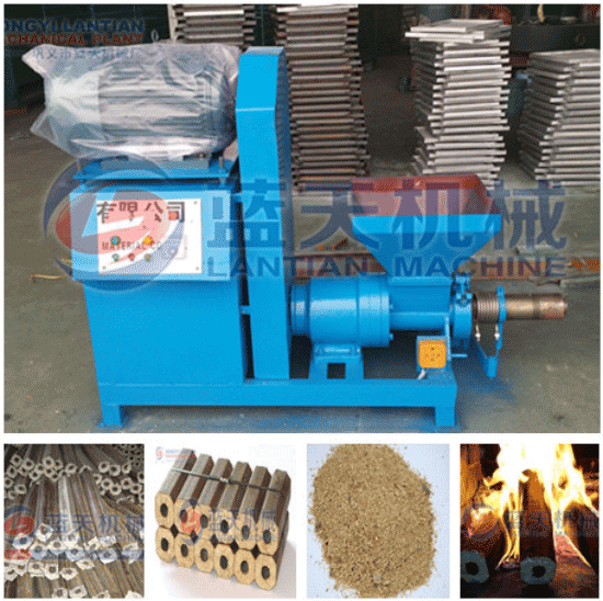 Sawdust extruder machine