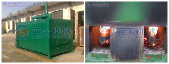 Wood charcoal carbonization furnace