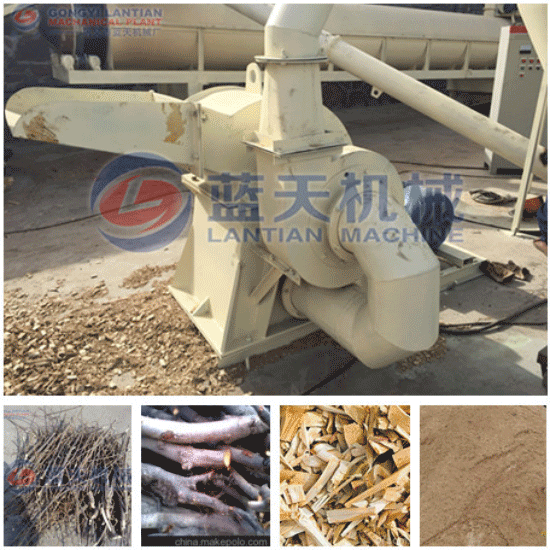 Wood crusher machine