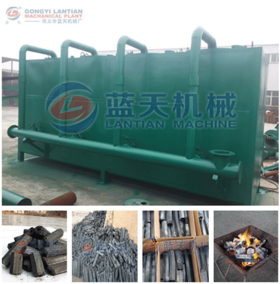 Wood carbonization furnace