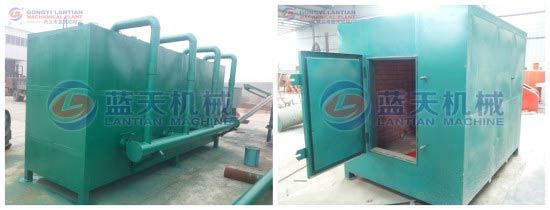 Wood carbonization furnace