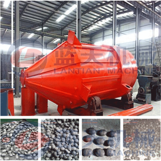 Coke powder ball dryer