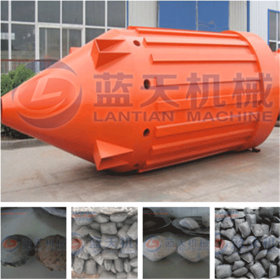 Ore balls vertical dryer