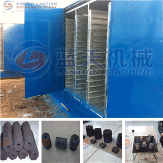 Coal rods drying machine