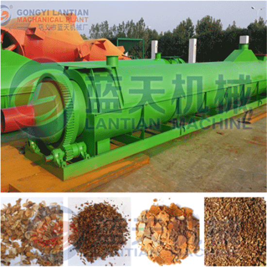 Pomace rotary dryer