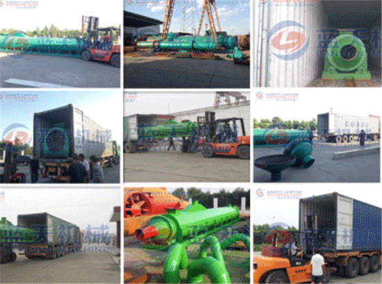 Chicken manure dryer machine