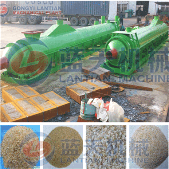 Quartz sand rotary dryer