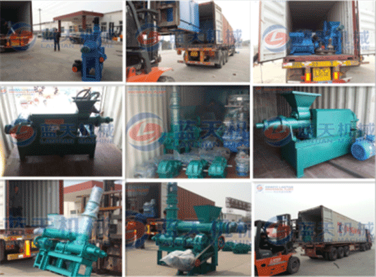 Charcoal coal rods machine