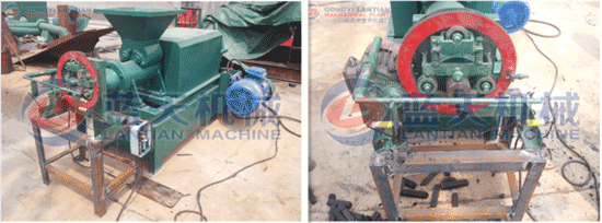 Lignite coal rods machine