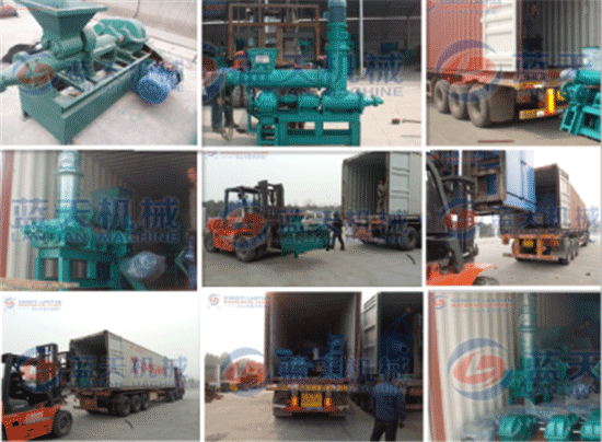 Lignite coal rods machine