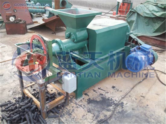 BBQ charcoal extruder machine