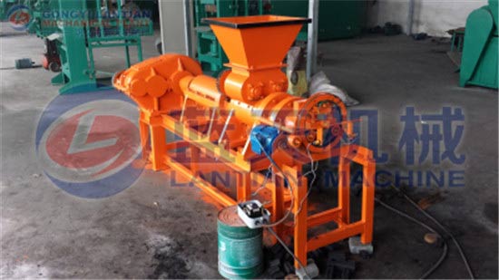 Hollow coal rod machine