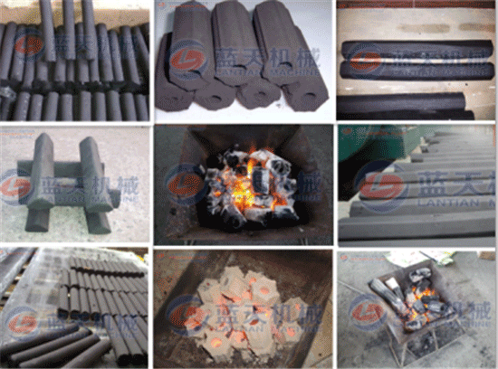 Hollow coal rod machine