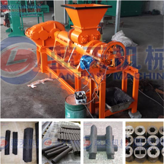 Lignite coal rods machine