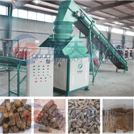 Edible fungi bag briquette machine