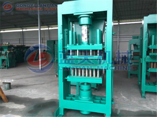 Hydraulic charcoal powder briquette machine