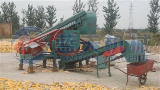 Cotton stalks briquette machine