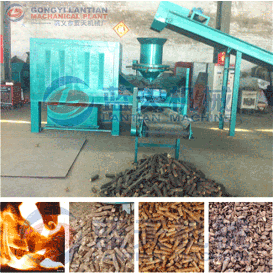 Biomass straw coal briquette machine