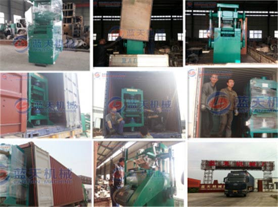 Hydraulic sawdust making machine