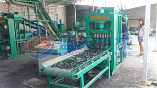 Hydraulic coal powder press machine