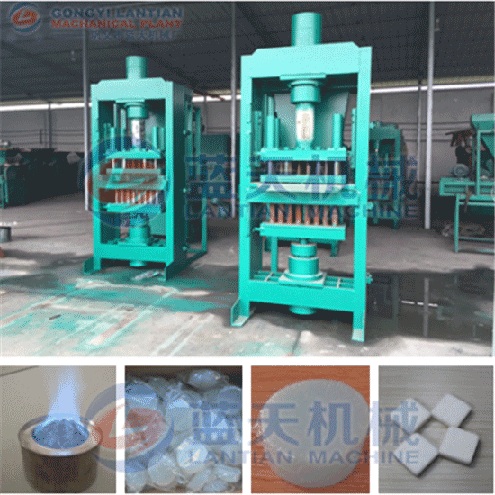 Hydraulic solid alcohol fuel machine