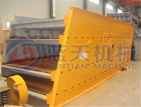 Vibrating screen machine