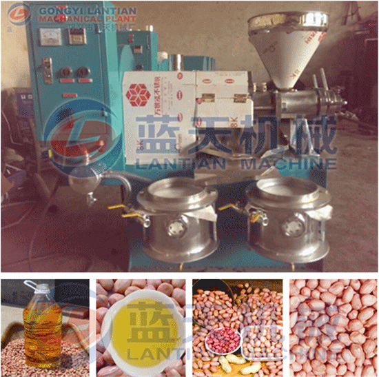 Peanut oil press machine