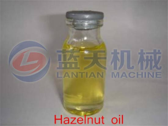 Hazelnut oil press