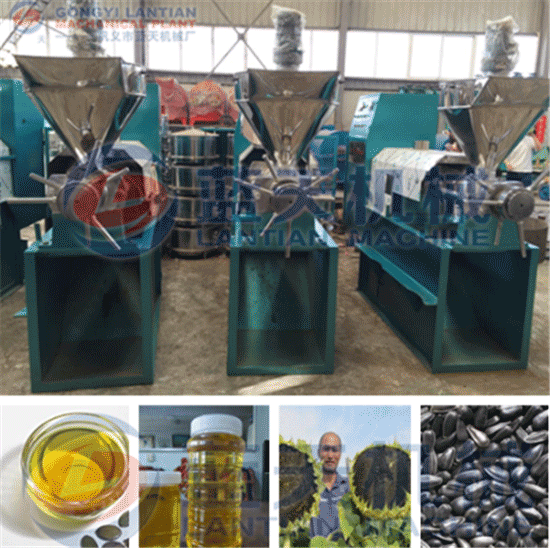 Sunflower oil press machine