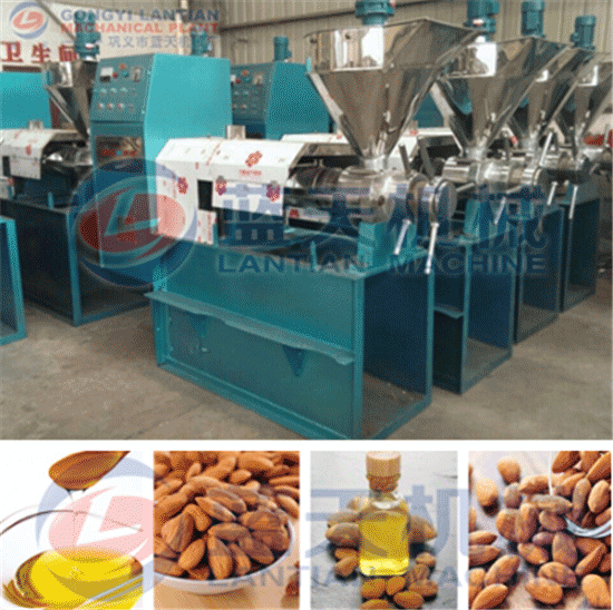 Almond oil press machine