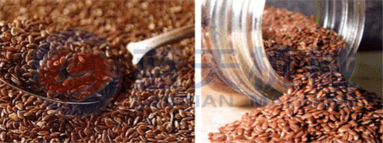 Flaxseed screw oil press